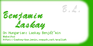 benjamin laskay business card